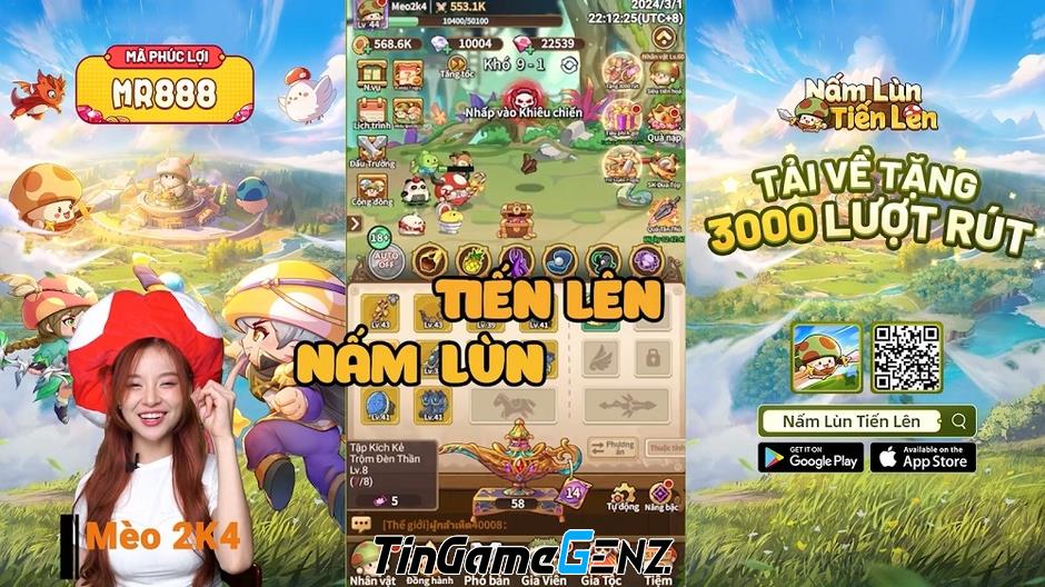 Nấm Lùn Tiến Lên – Mercedes Benz C200 đang chờ đón bạn tại game RPG siêu hot ra mắt ngày 8/3