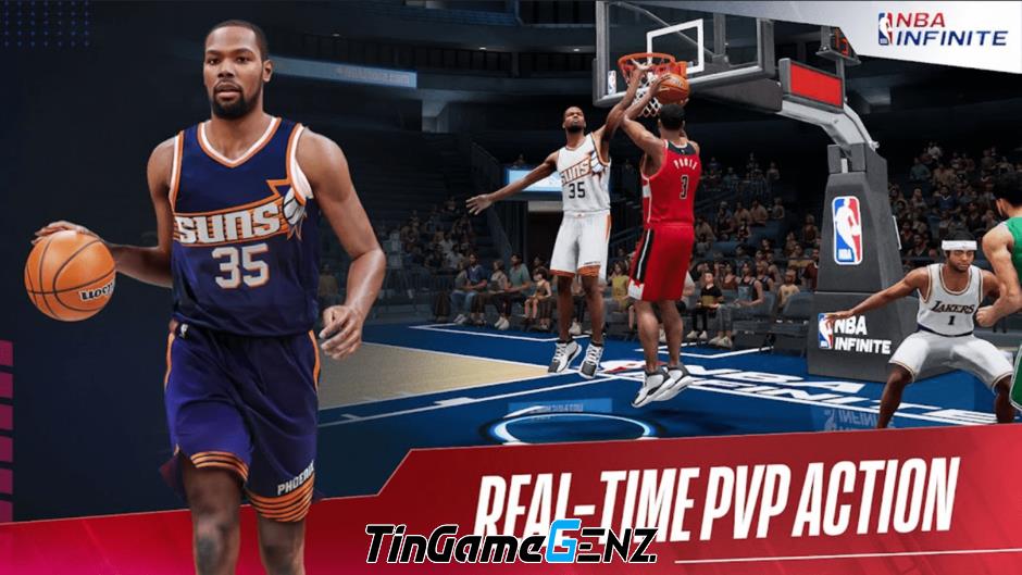 NBA Infinite: Game bóng rổ do Tencent phát hành mở báo danh