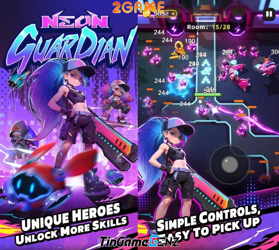 Neon Guardian - Game hành động hấp dẫn chính thức được phát hành