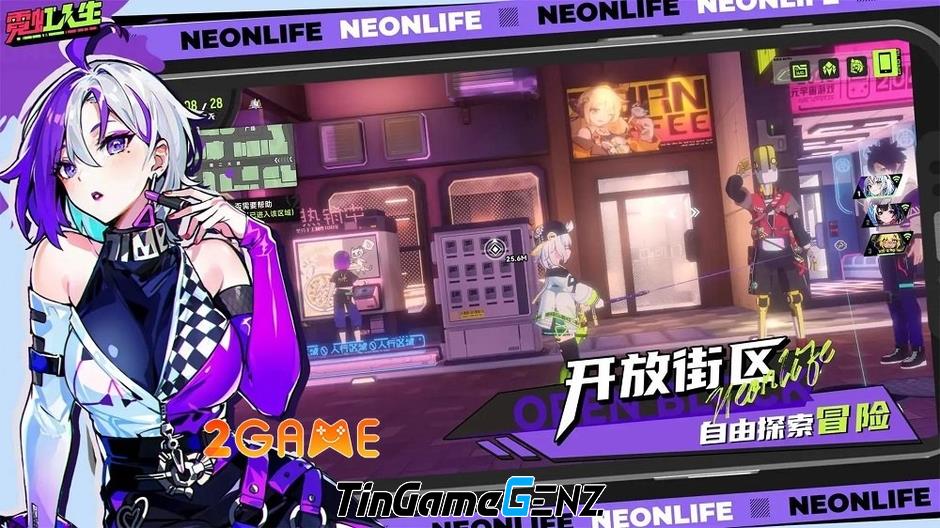 Neon Life - Game nhập vai thế giới mở cyberpunk phù hợp với Generation Z.