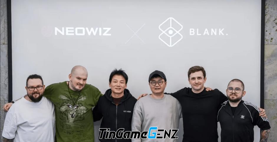 Neowiz đầu tư vào công ty phát triển game Blank Game Studios.