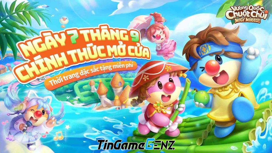 Ngày 7 tháng 9 đã chính thức ra mắt Vương Quốc Chuột Chũi - Mole’s World.