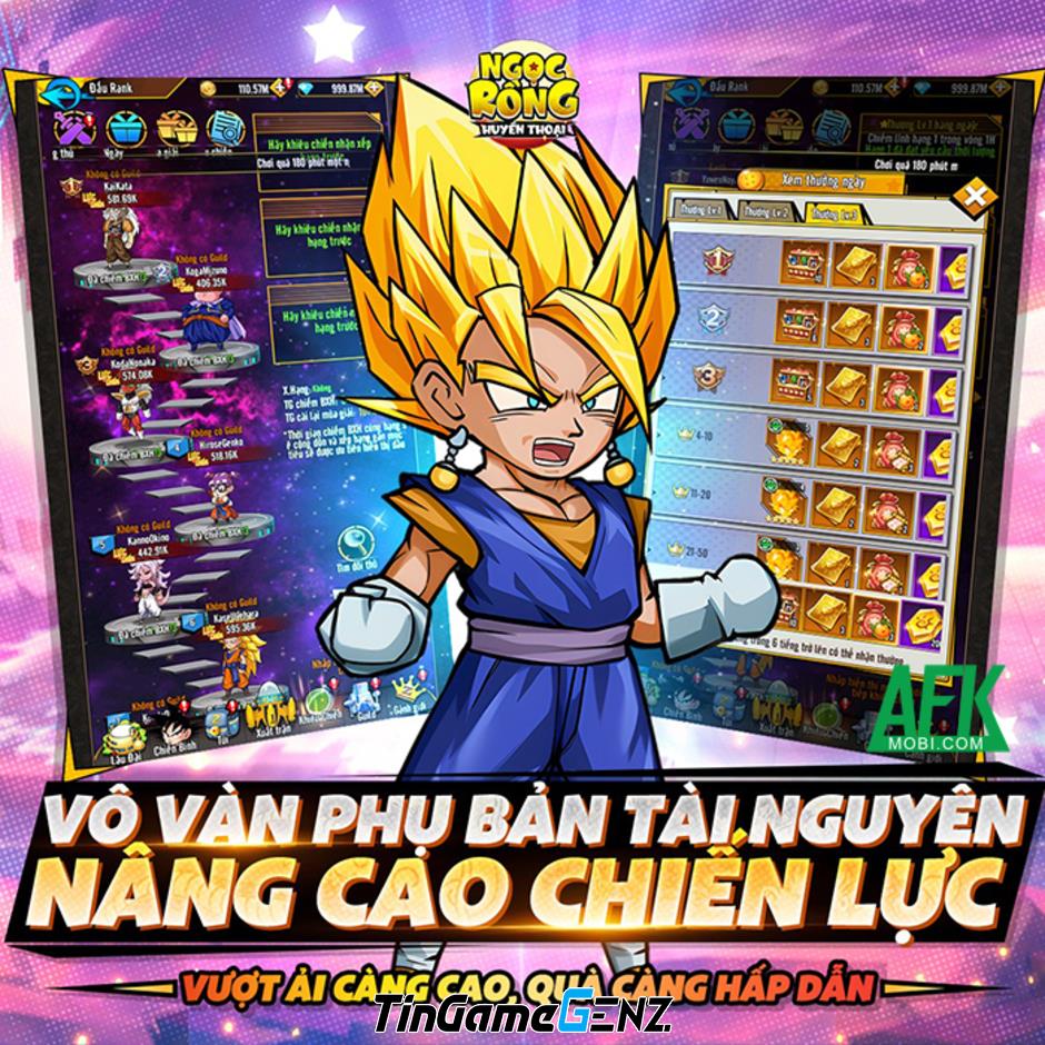 Ngọc Rồng Huyền Thoại: Game mobile Dragon Ball mới ra mắt tại Việt Nam