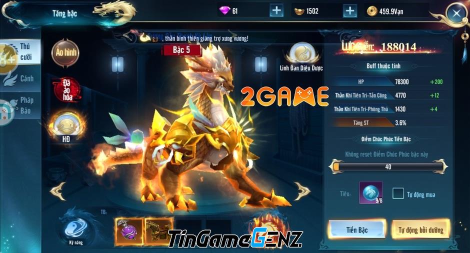 Nhận quà và ưu đãi hấp dẫn trong game Nghịch Duyên Thiên Ý