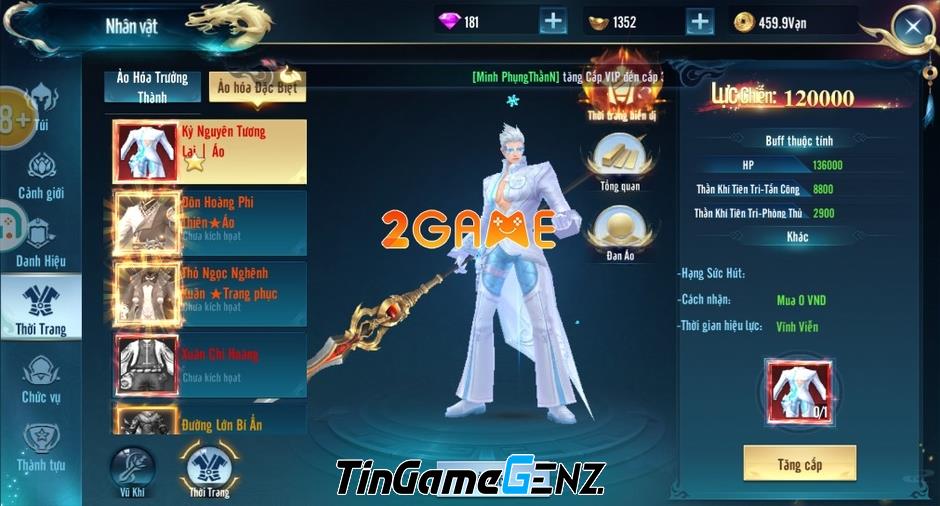 Nhận quà và ưu đãi hấp dẫn trong game Nghịch Duyên Thiên Ý