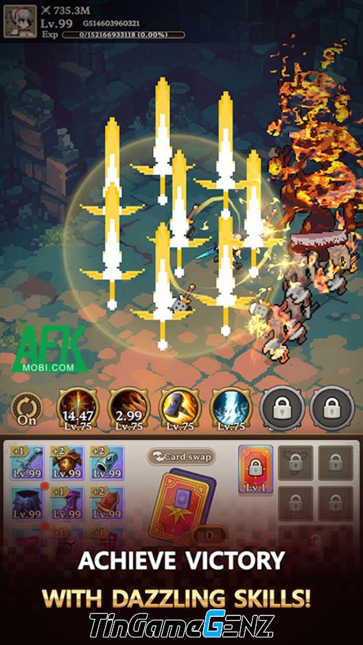 Nhập vai nữ chiến binh, khám phá ngục tối trong Dungeon Sisters: IDLE RPG