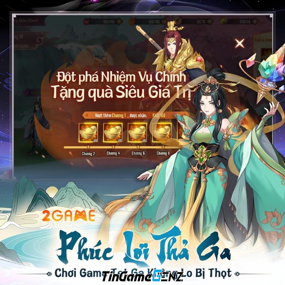 Nhất Đại Thiên Tôn: Game tu tiên đồ họa anime đẹp