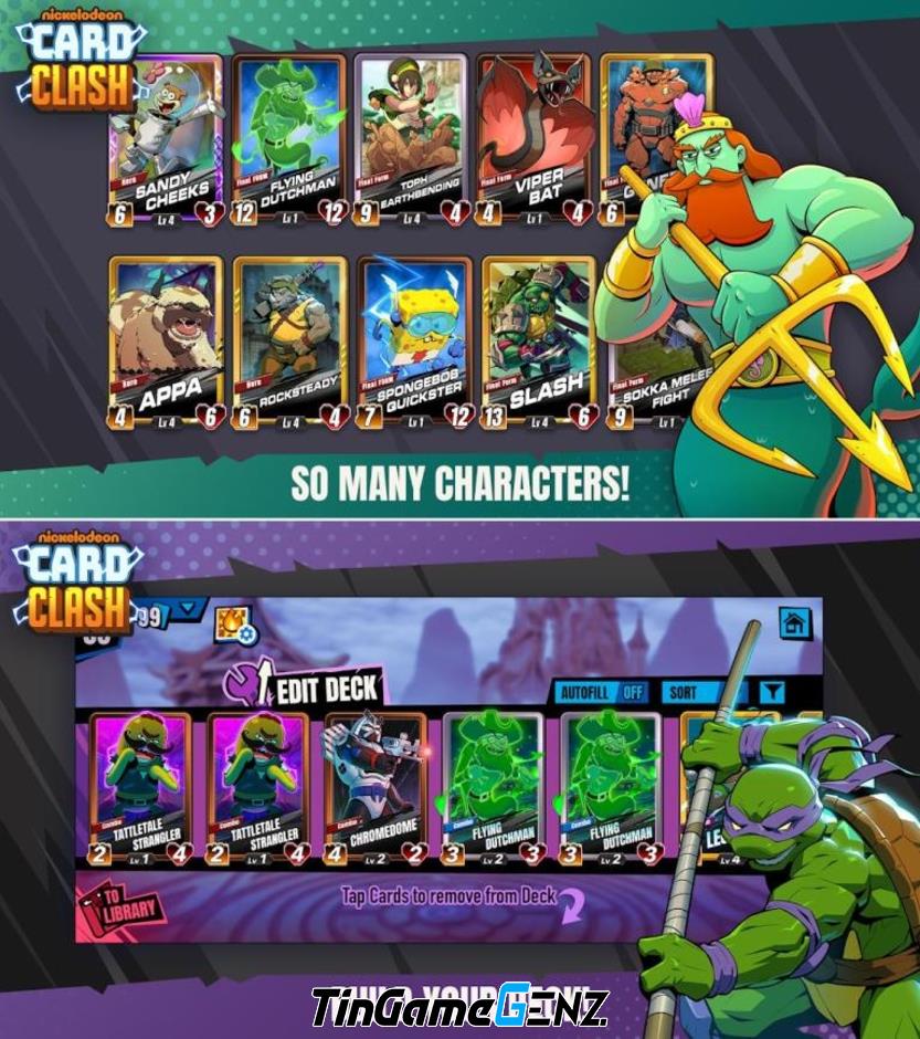 Nickelodeon Card Clash: Trò chơi thẻ bài chiến thuật đầy ấn tượng đã ra mắt