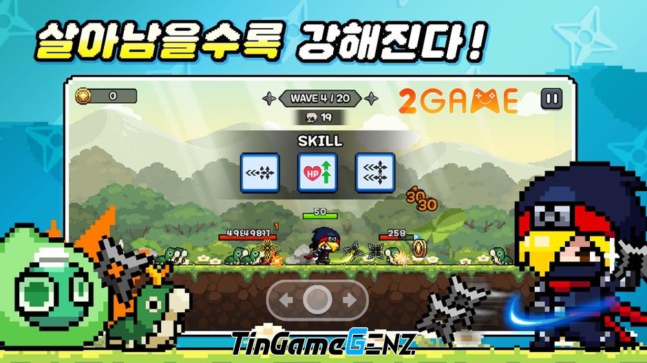 Ninja Mission – Trở thành ninja vĩ đại nhất bằng cách tiêu diệt quái vật.