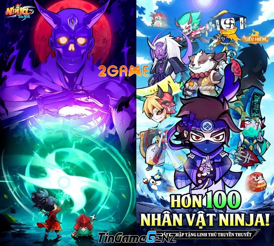 Ninja Tiến Lên: Game mở rương hot ra mắt bản Tiếng Việt