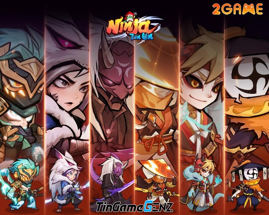 Ninja Tiến Lên: Game mở rương hot ra mắt bản Tiếng Việt