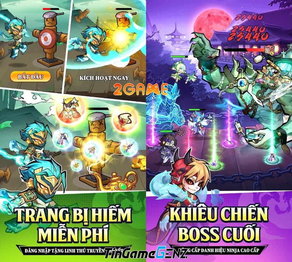 Ninja Tiến Lên: Game mở rương hot ra mắt bản Tiếng Việt