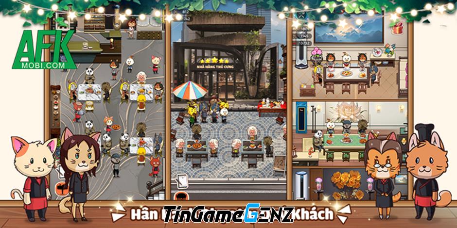 NPH GoodGame phát hành game mới Cats Restaurant – Nhà Hàng Thú Cưng tại Việt Nam