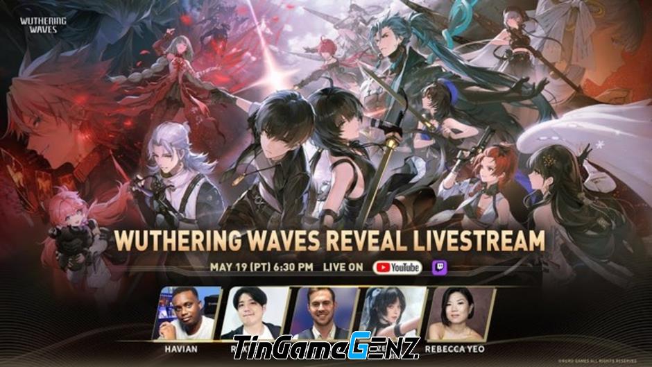 Nữ coser xinh đẹp xuất hiện trong phiên live ra mắt Wuthering Waves.