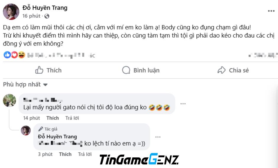 Nữ Streamer Gây Chấn Động Với Nghi Án Can Thiệp Thẩm Mỹ Sau Những Bức Ảnh Gây Bão! Nữ Streamer Gây Chấn Động Với Nghi Án Can Thiệp Thẩm Mỹ Sau Những Bức Ảnh Gây Bão!