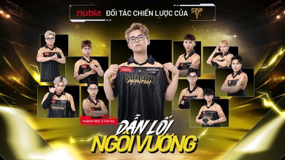Nubia và Saigon Phantom Bắt Tay Chinh Phục Giải Đấu eSports với NEO 3 GT 5G: Hành Trình Đến Ngôi Vương!