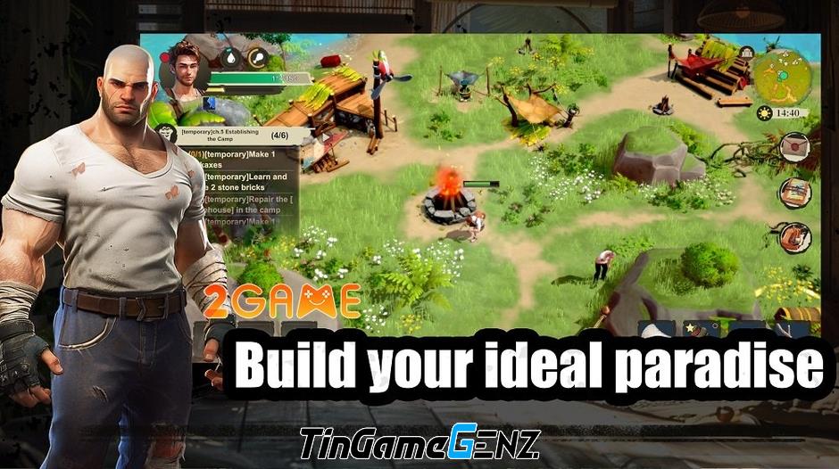 Oasis Survival – Game sinh tồn chiến thuật trên hòn đảo hoang