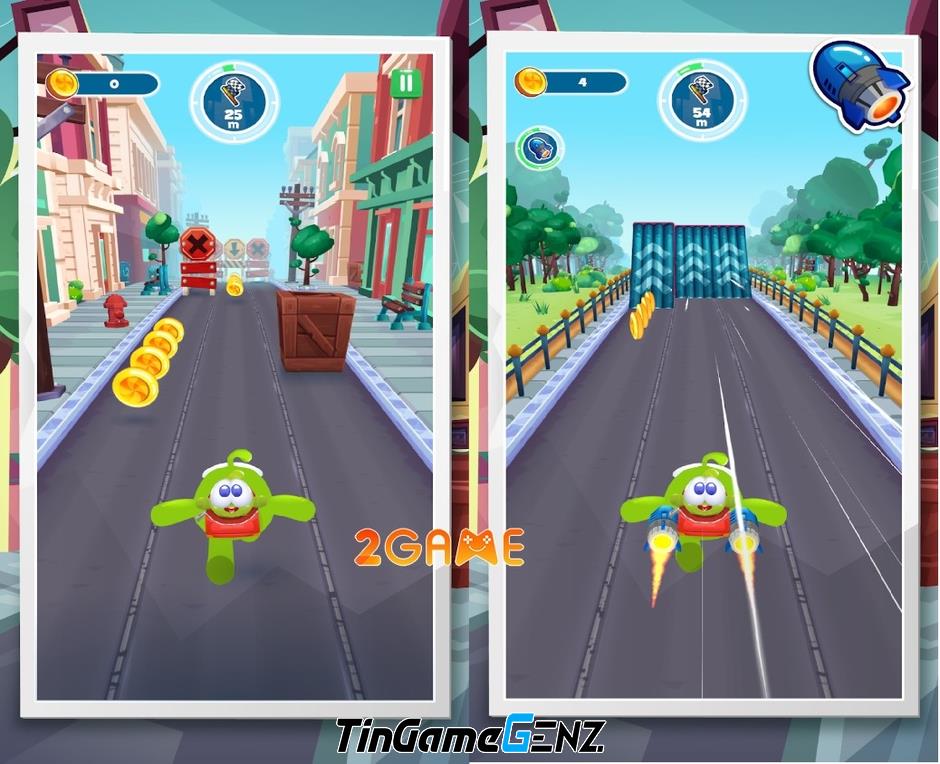 Om Nom Run 3: Speedrun - Om Nom tiếp tục phiêu lưu chạy đua