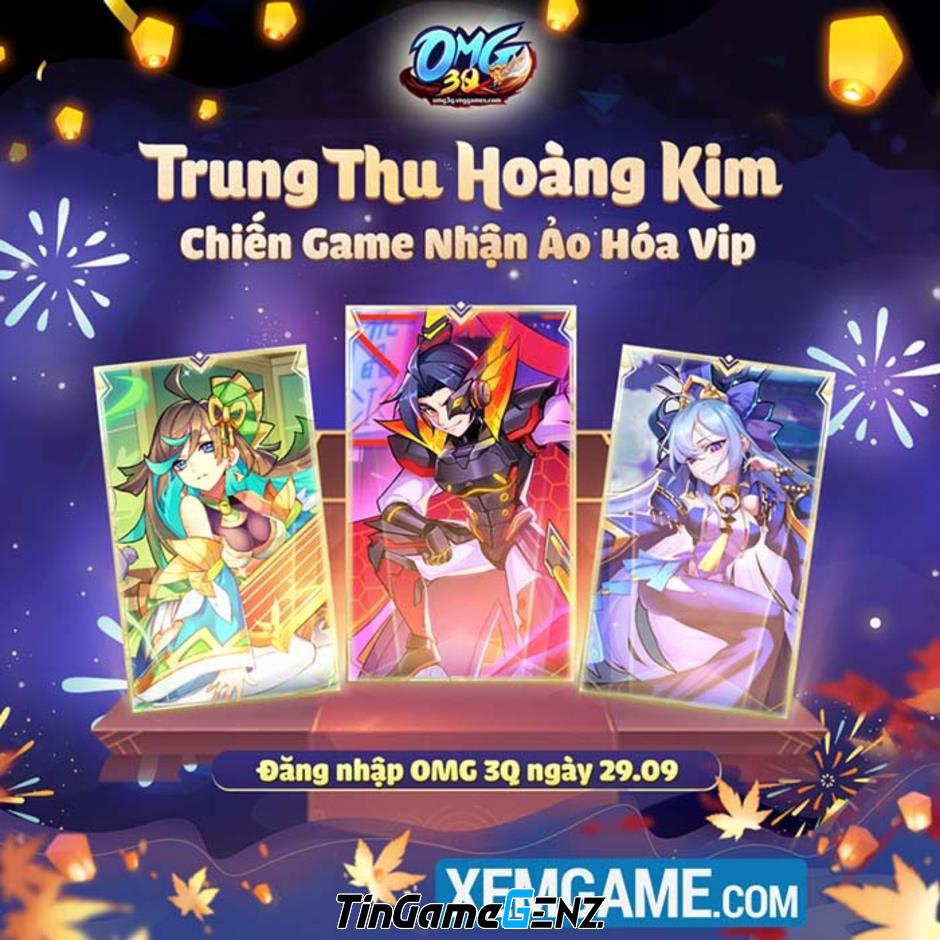 OMG 3Q - VNG ra mắt phiên bản Tây Vực Tiên Thú đón Trung Thu Hoàng Kim