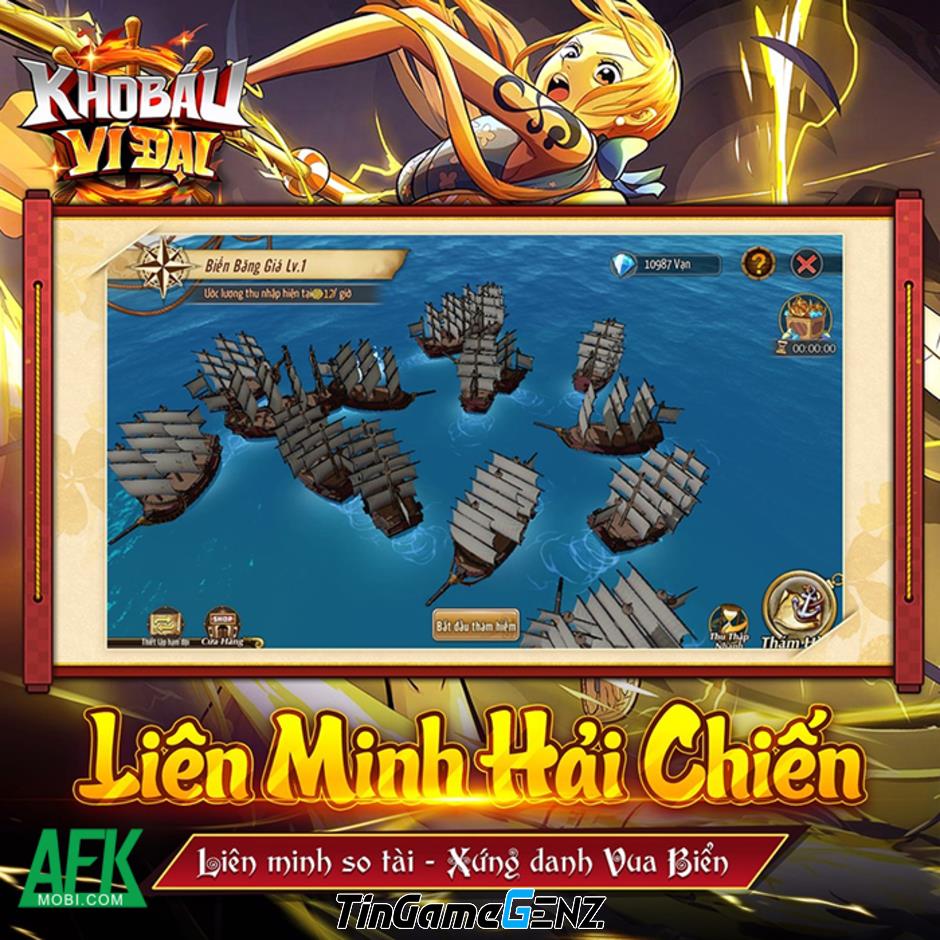 "OP 3D: Kho Báu Vĩ Đại - Game Nhập Vai Chiến Thuật One Piece Chính Thức Có Mặt Tại Việt Nam"