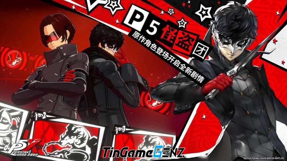 Persona 5X Phantom of the Night: Trò chơi ngoại truyện chính thức ra mắt!