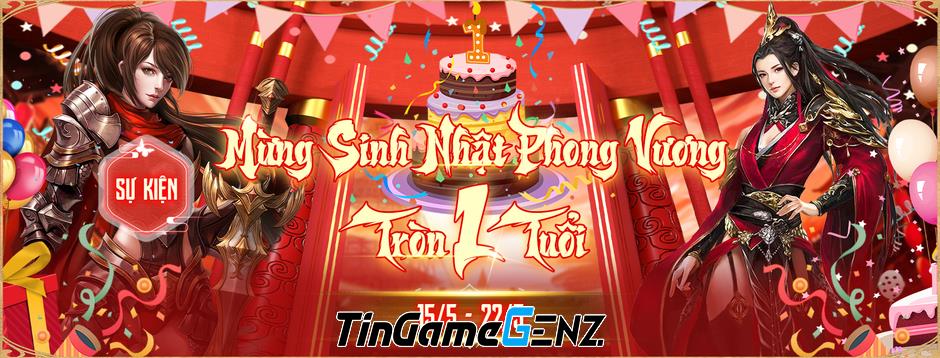 Phong Vương ADNX Mobile tổ chức sự kiện mừng sinh nhật 1 tuổi hấp dẫn