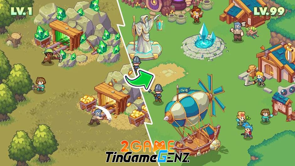 Pixel Guardian War: Game nhập vai màn hình dọc hấp dẫn game thủ