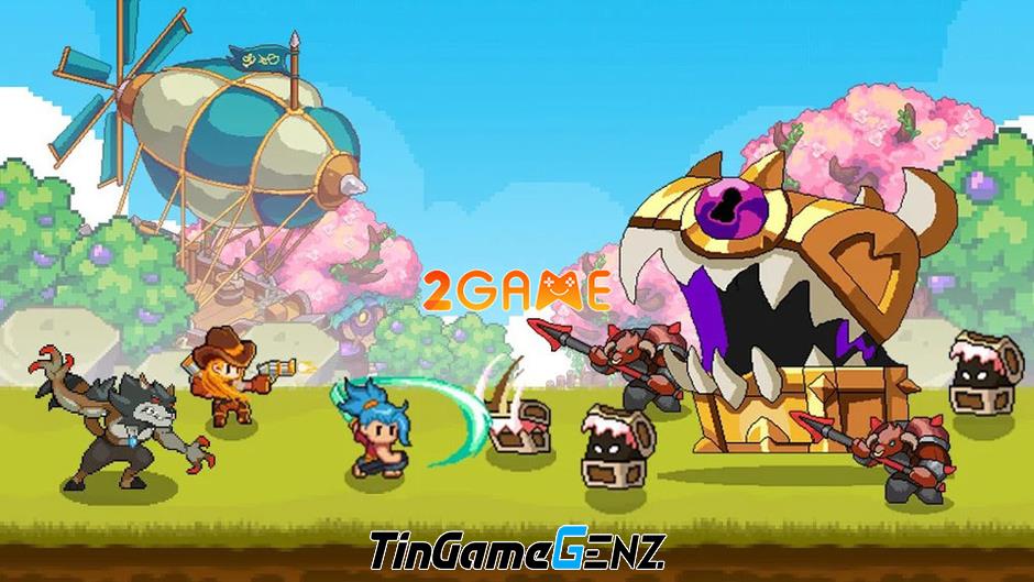 Pixel Guardian War: Game nhập vai màn hình dọc hấp dẫn game thủ