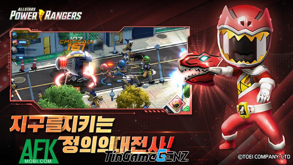 Power Rangers: All Stars - Xây dựng đội hình siêu nhân và đấu kẻ xấu