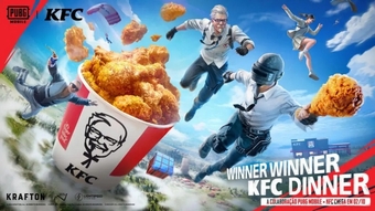 PUBG Mobile mới kết hợp với thương hiệu KFC có tính năng mới.