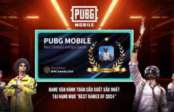 "PUBG MOBILE Xuất Sắc Đoạt Giải Tại Sensor Tower APAC Awards Quốc Tế"