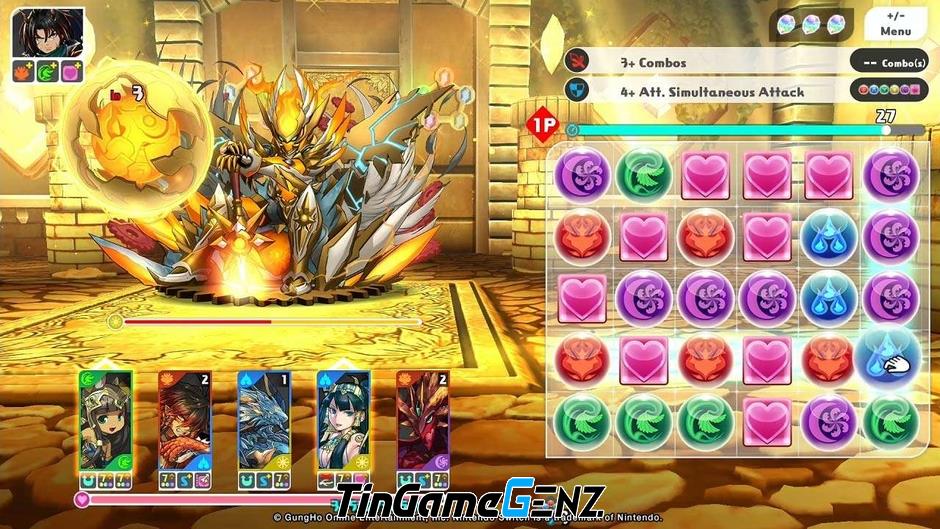 Puzzle & Dragons - Trò chơi casual hấp dẫn với lượng tải cao đang tăng.