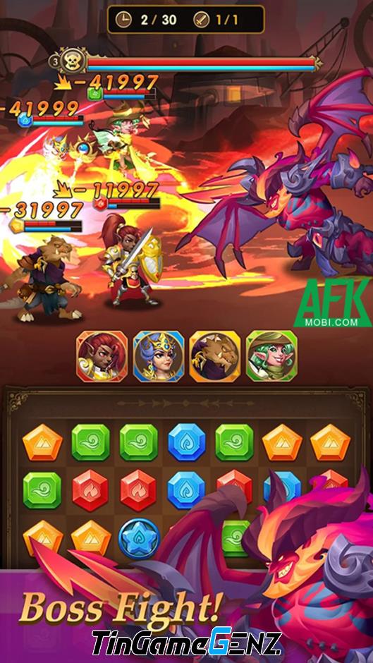 Puzzle Legends: Chiến đấu với quái vật bằng kim cương