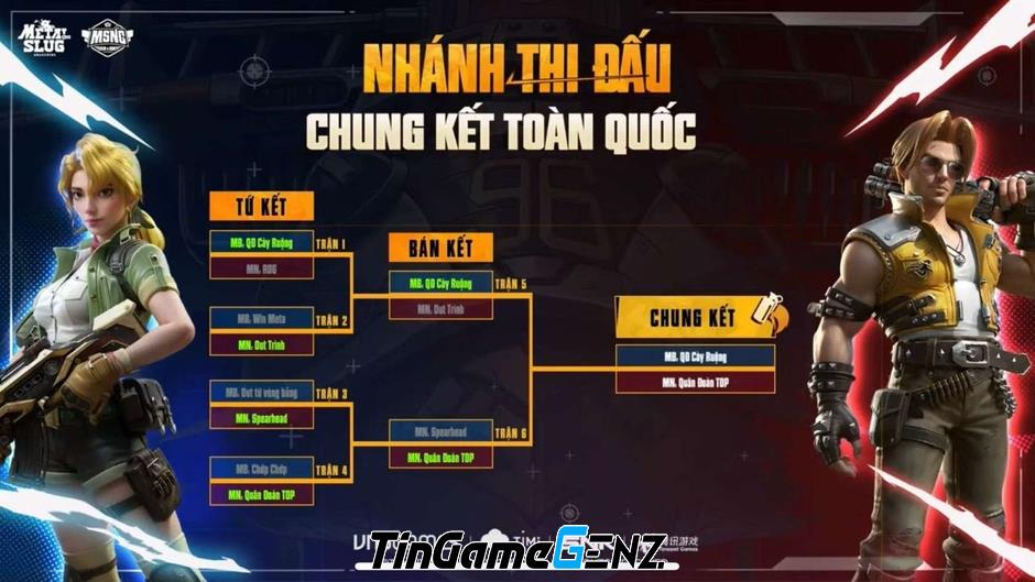 Quân Đoàn Top vô địch Metal Slug National Championship mùa đầu