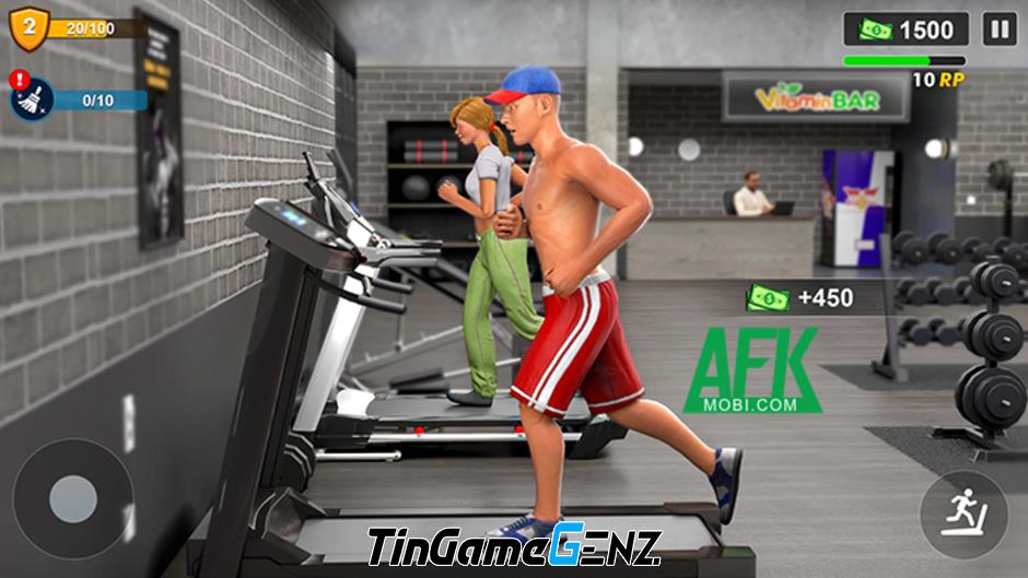 Quản lý phòng tập thể hình tại Fitness Gym: Workout Simulator