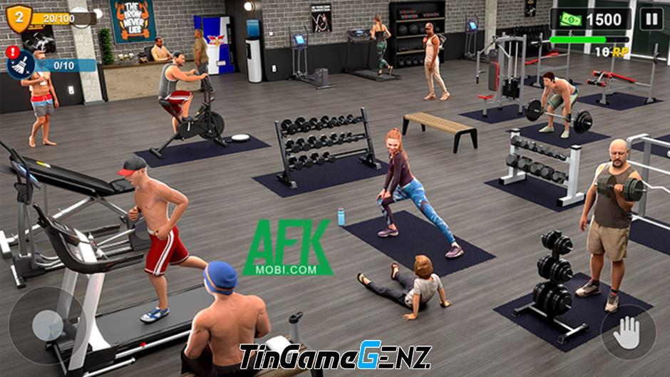 Quản lý phòng tập thể hình tại Fitness Gym: Workout Simulator