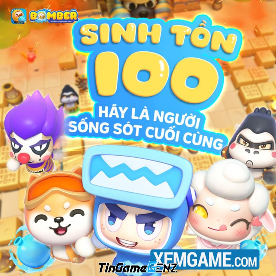 Ra mắt Bomber VNG: Tặng giftcode chung cho game thủ