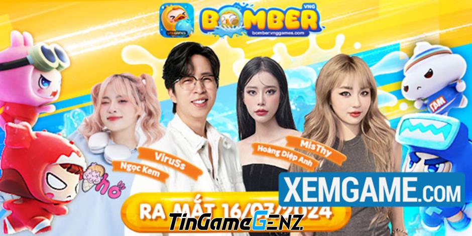 Ra mắt Bomber VNG: Tặng giftcode chung cho game thủ