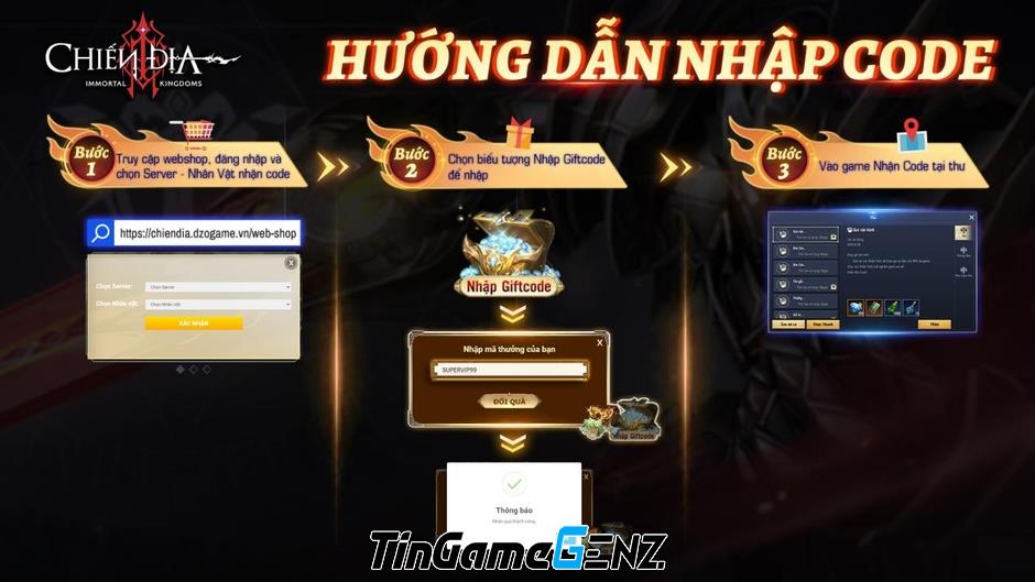 Ra mắt Chiến Địa hôm nay, Game4v tặng 222 Giftcode hấp dẫn