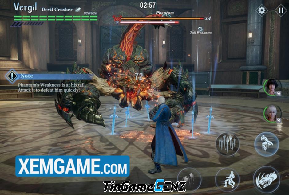 Ra mắt chính thức game Devil May Cry: Peak of Combat