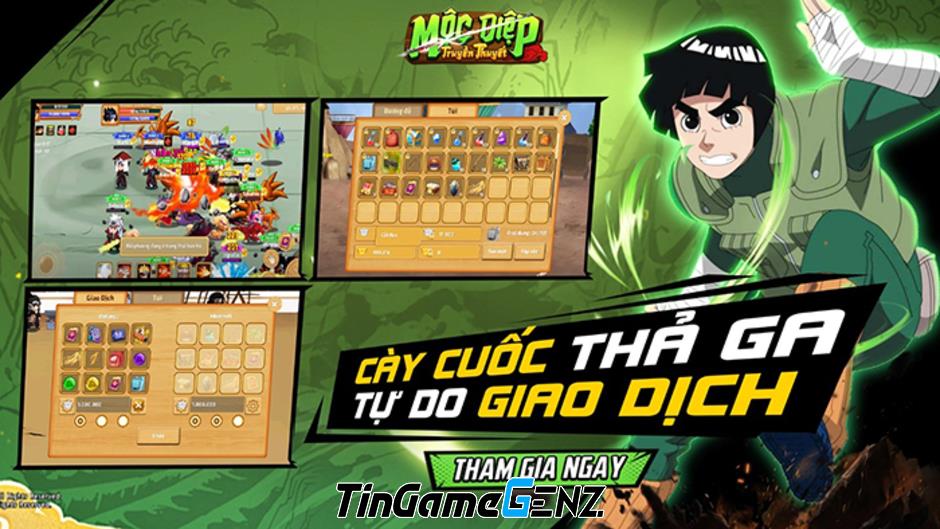 Ra mắt chính thức game MMORPG Mộc Diệp Truyền Thuyết