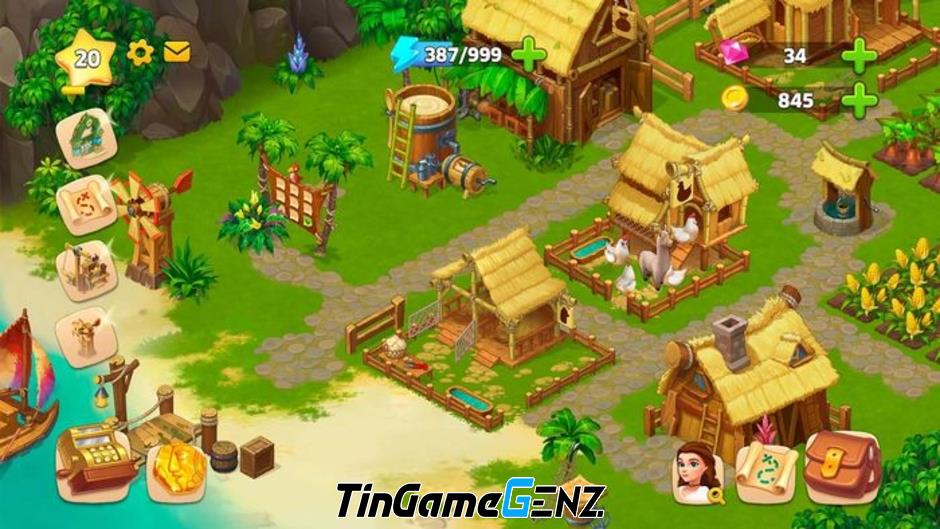 Ra mắt chính thức trên Mobile: Island Hoppers - Game phiêu lưu xây dựng trang trại.