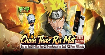 Ra mắt game MMORPG Mộc Diệp Truyền Thuyết - Game hay nhất dựa trên series Naruto