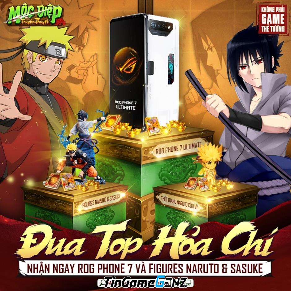 Ra mắt game MMORPG Mộc Diệp Truyền Thuyết - Game hay nhất dựa trên series Naruto