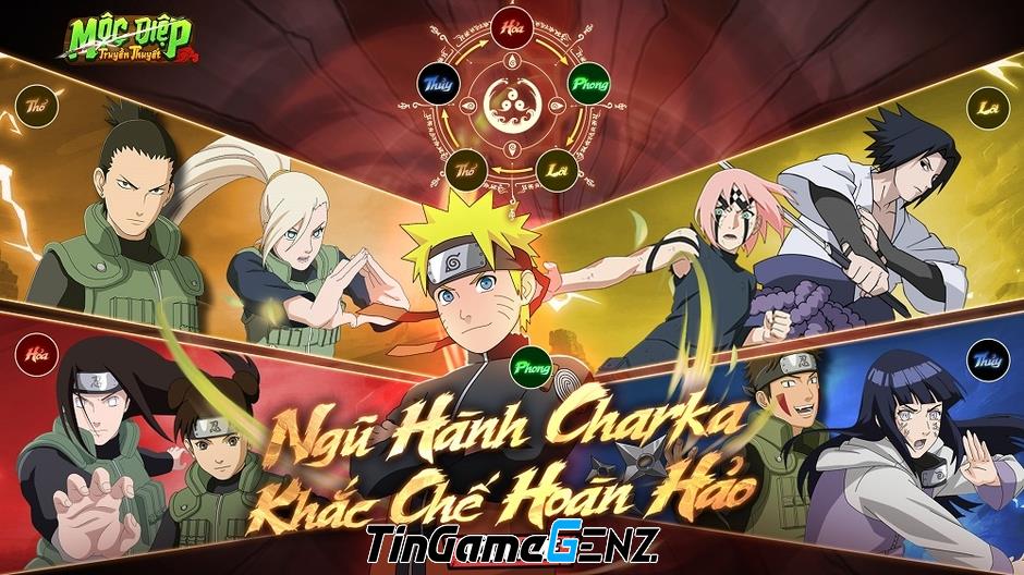 Ra mắt game MMORPG Mộc Diệp Truyền Thuyết - Game hay nhất dựa trên series Naruto