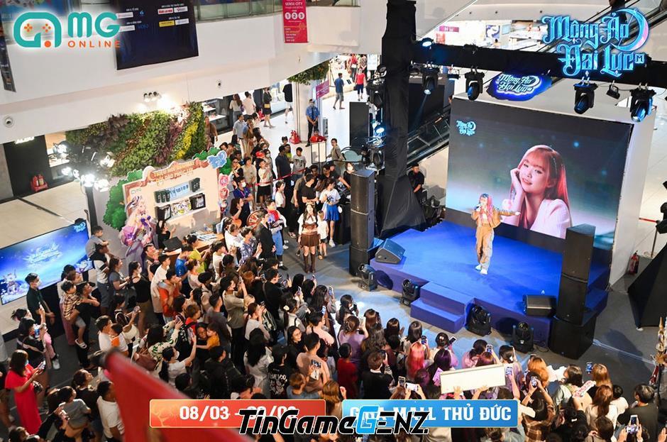 Ra mắt game Mộng Ảo Đại Lục tại Gigamall: Sự kiện chật kín người chơi