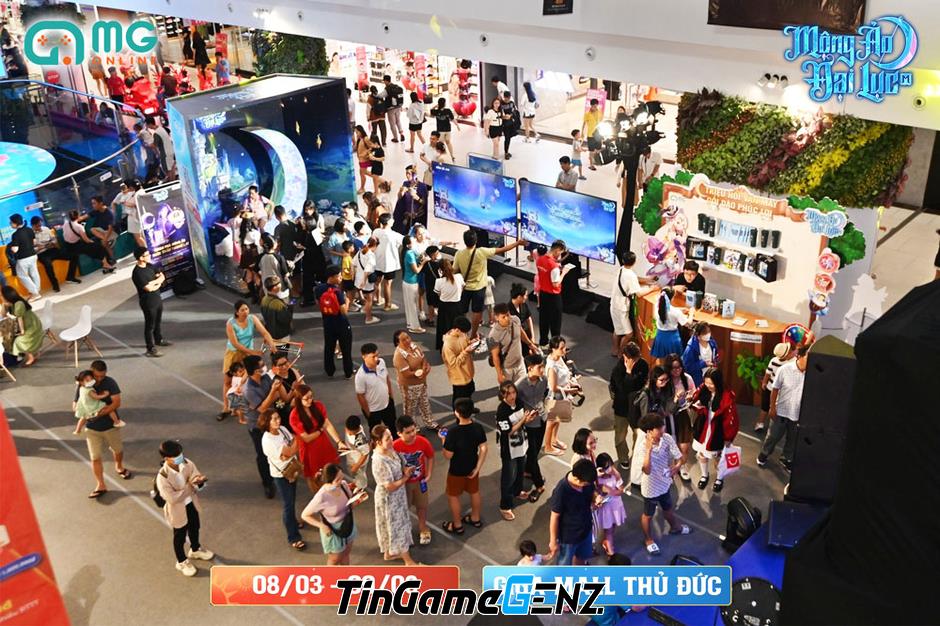 Ra mắt game Mộng Ảo Đại Lục tại Gigamall: Sự kiện chật kín người chơi