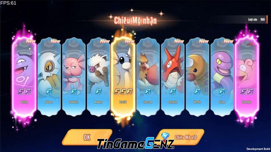 Ra mắt game Pokemon huyền thoại thế hệ mới tại Việt Nam