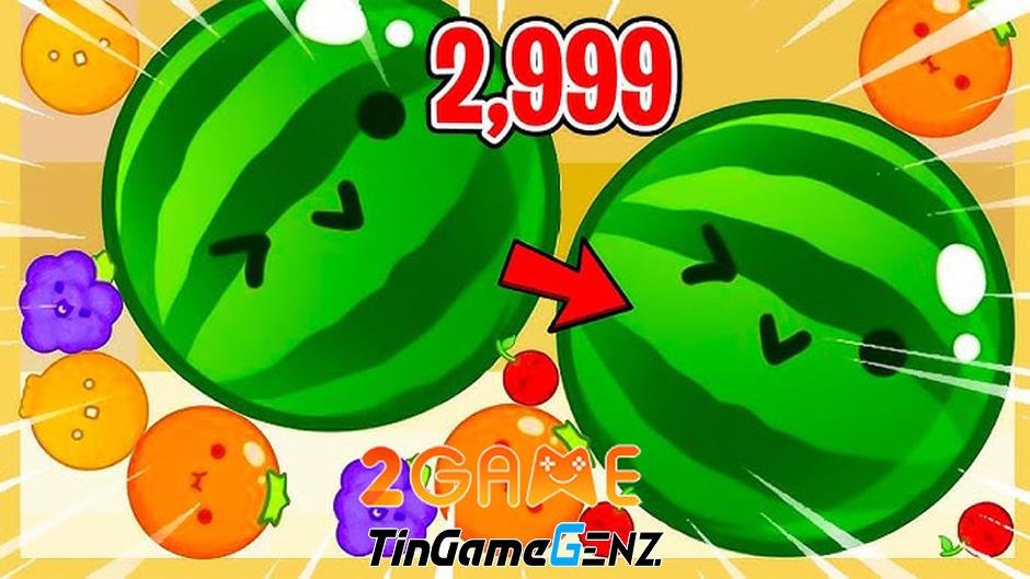 Ra mắt phiên bản chính chủ của Watermelon Game - tựa game casual nổi tiếng trên iOS.