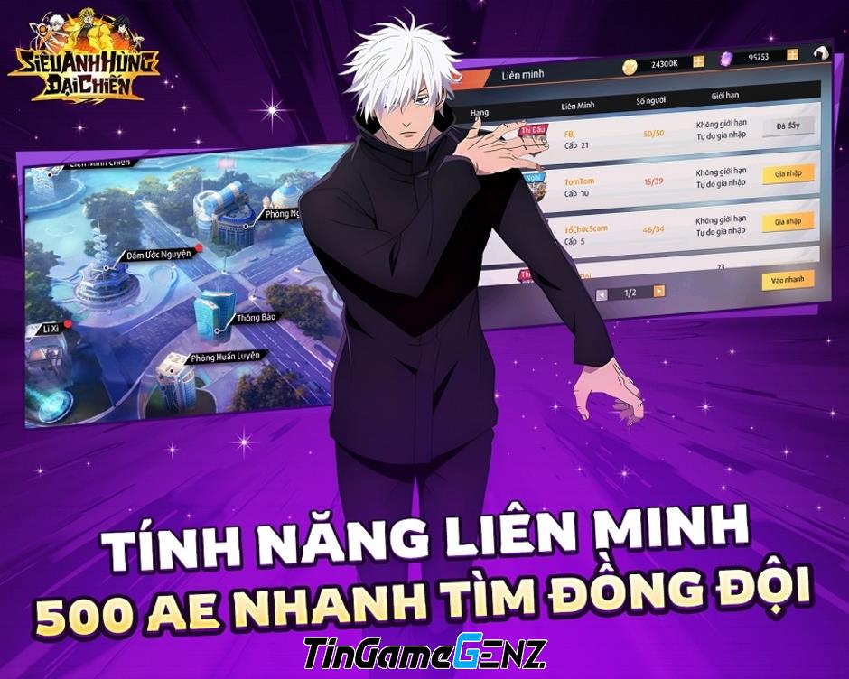 Ra mắt Siêu Anh Hùng Đại Chiến - Game đa vũ trụ anime 3D đầu tiên tại Việt Nam